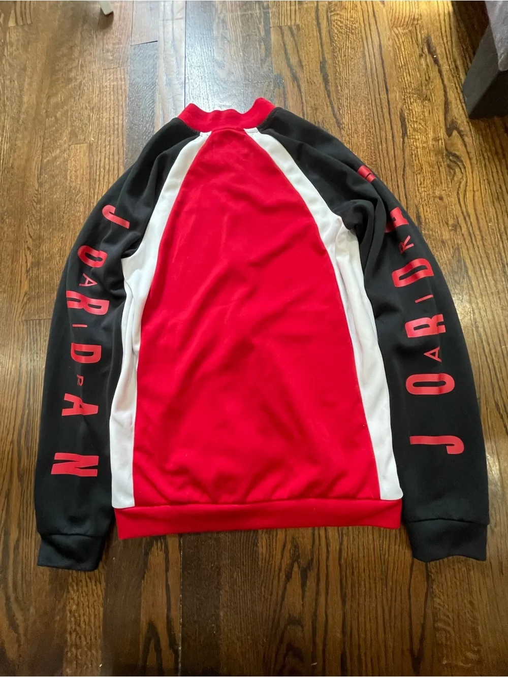 Jordan Red, Black & White Full-Zip Performance Jacket size S